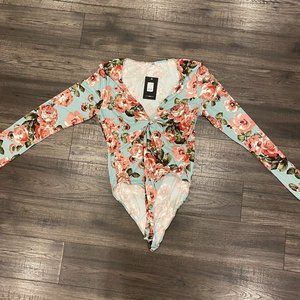 Fashion Nova Curve Floral Bodysuit